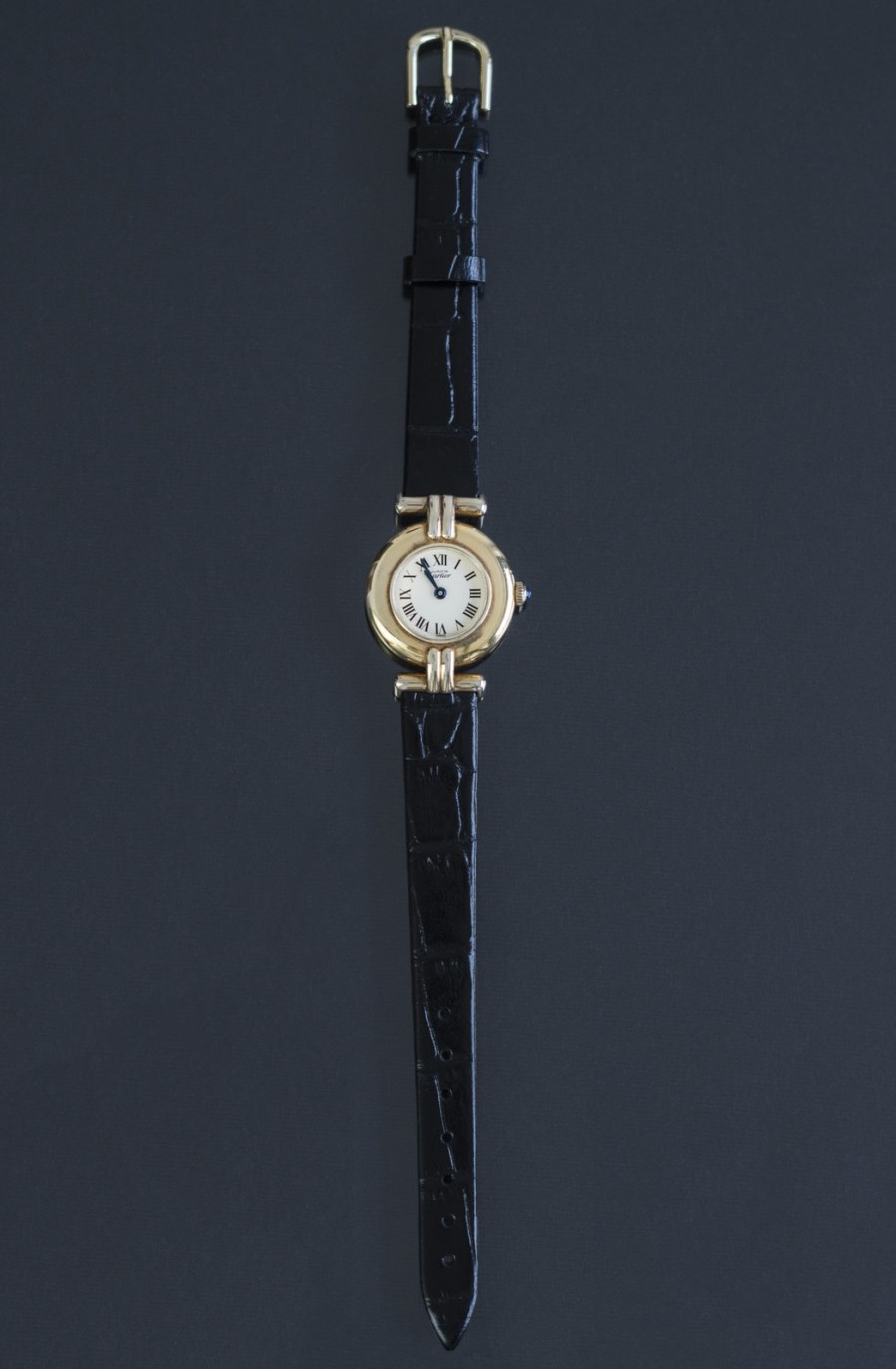 Orologio Cartier donna in vermeil con movimento al quarzo.  ( Cartier)