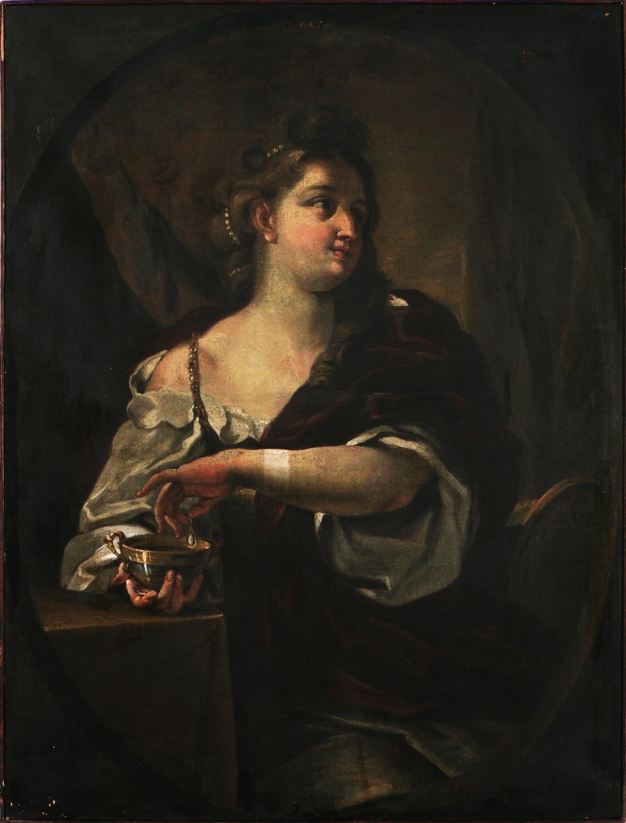 Cleopatra ( Artista Italiano Del XVII Secolo)