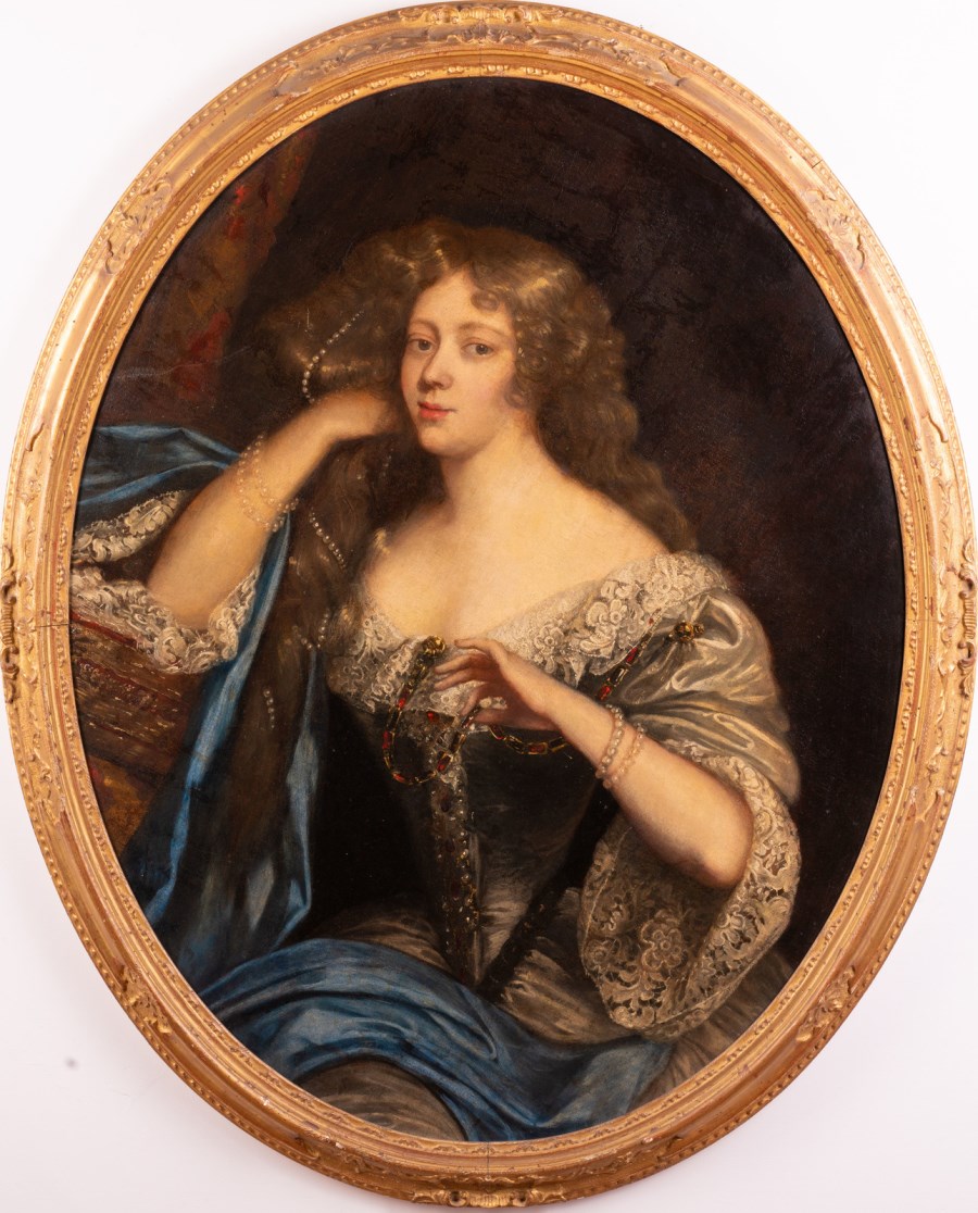 Portrait of noblewoman.  ( Artista Francese Del XVIII Secolo)