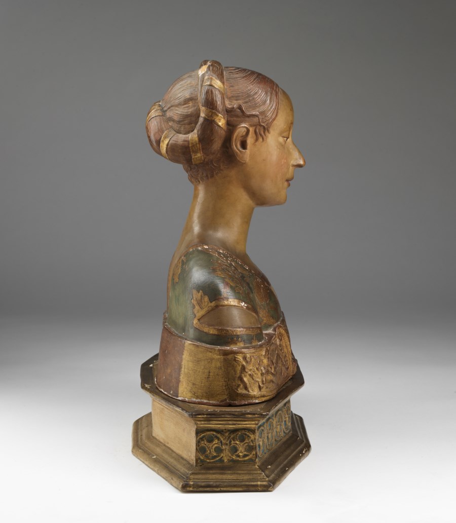Bust of a woman, possibly Ippolita Maria Sforza, Works of Art, RA  Collection