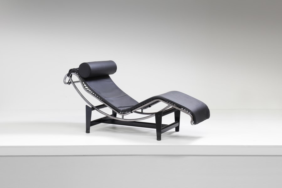 Chaise longue LC4 anni '70. (Charles- Edouard Janneret-gris Detto Le Corbusier )