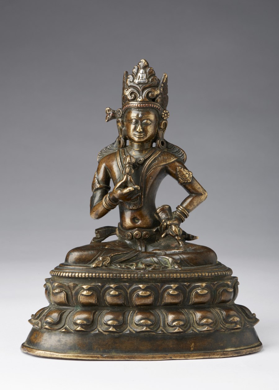 A bronze figure of Vajrasattva 
Tibet, 12th-13th century  (Arte Himalayana )