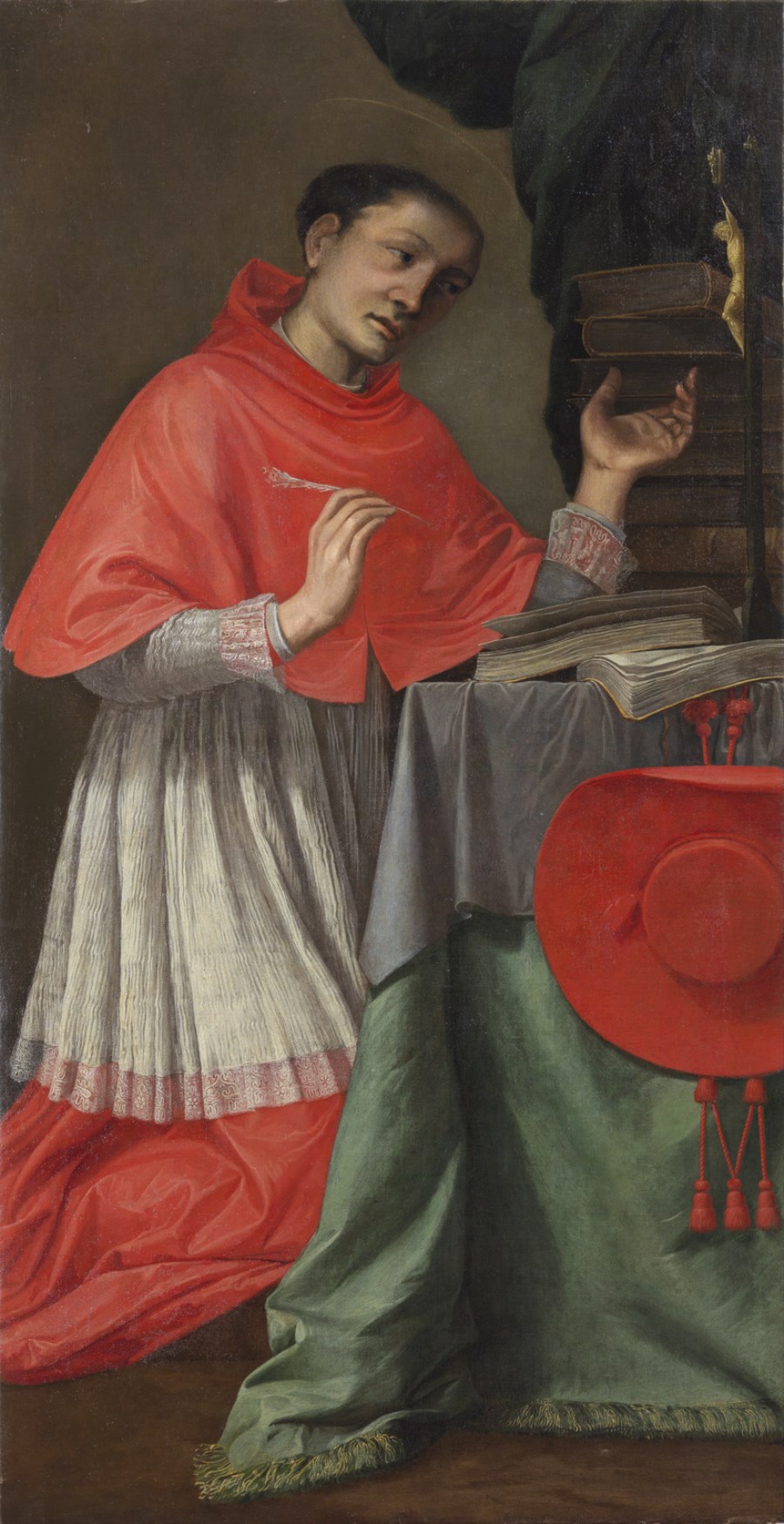 Portrait of a cardinal. ( Artista Del XVII Secolo)