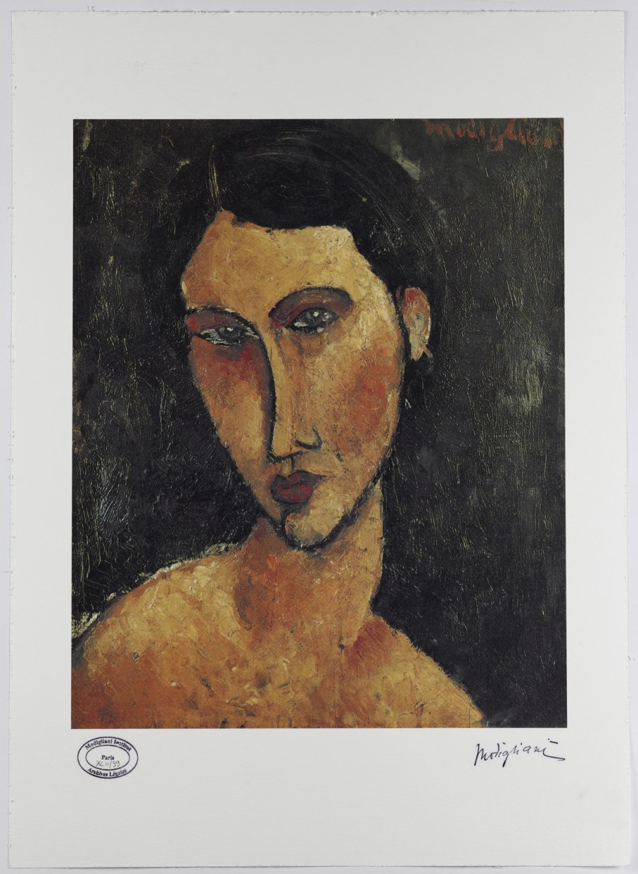 D'apres. Portrait de femme. (Amedeo Modigliani)