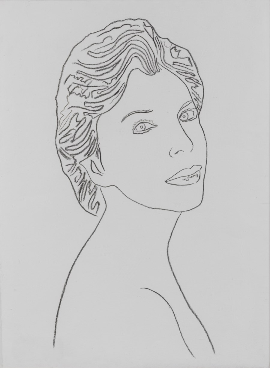 Ritratto di donna. (Andy Warhol)