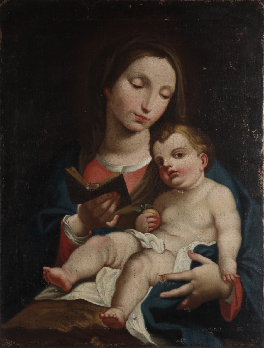 Madonna with child. ( Artista Del XVII Secolo)