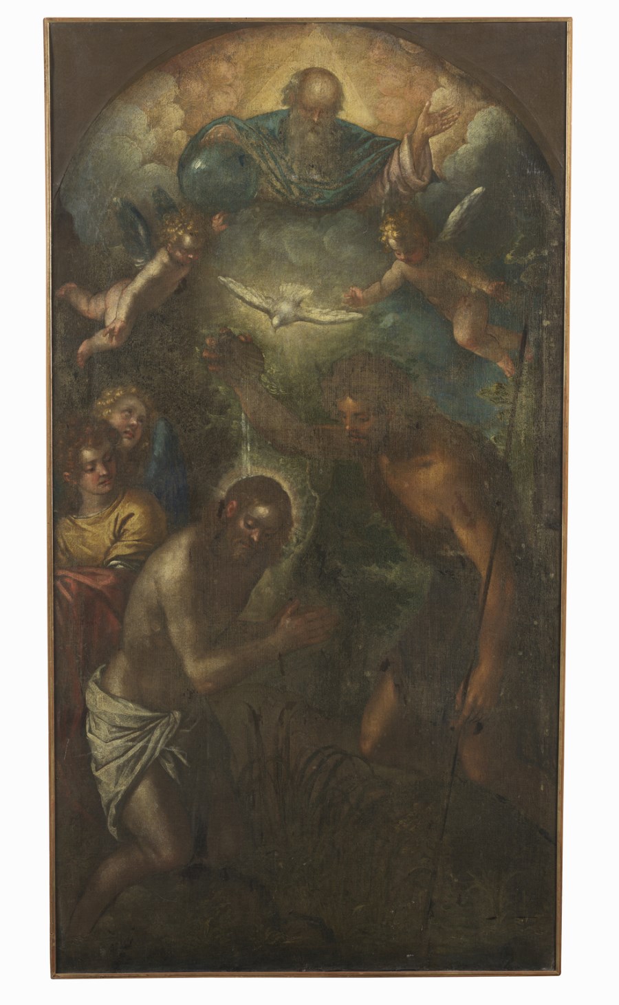 Baptism of Christ. ( Artista Veneto Del XVI Secolo)