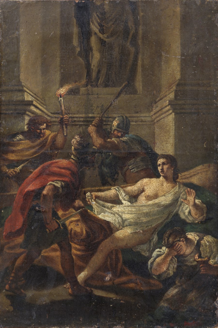 Tarquinio and Lucrezia. (Artista Della Fine Del XVIII Secolo )