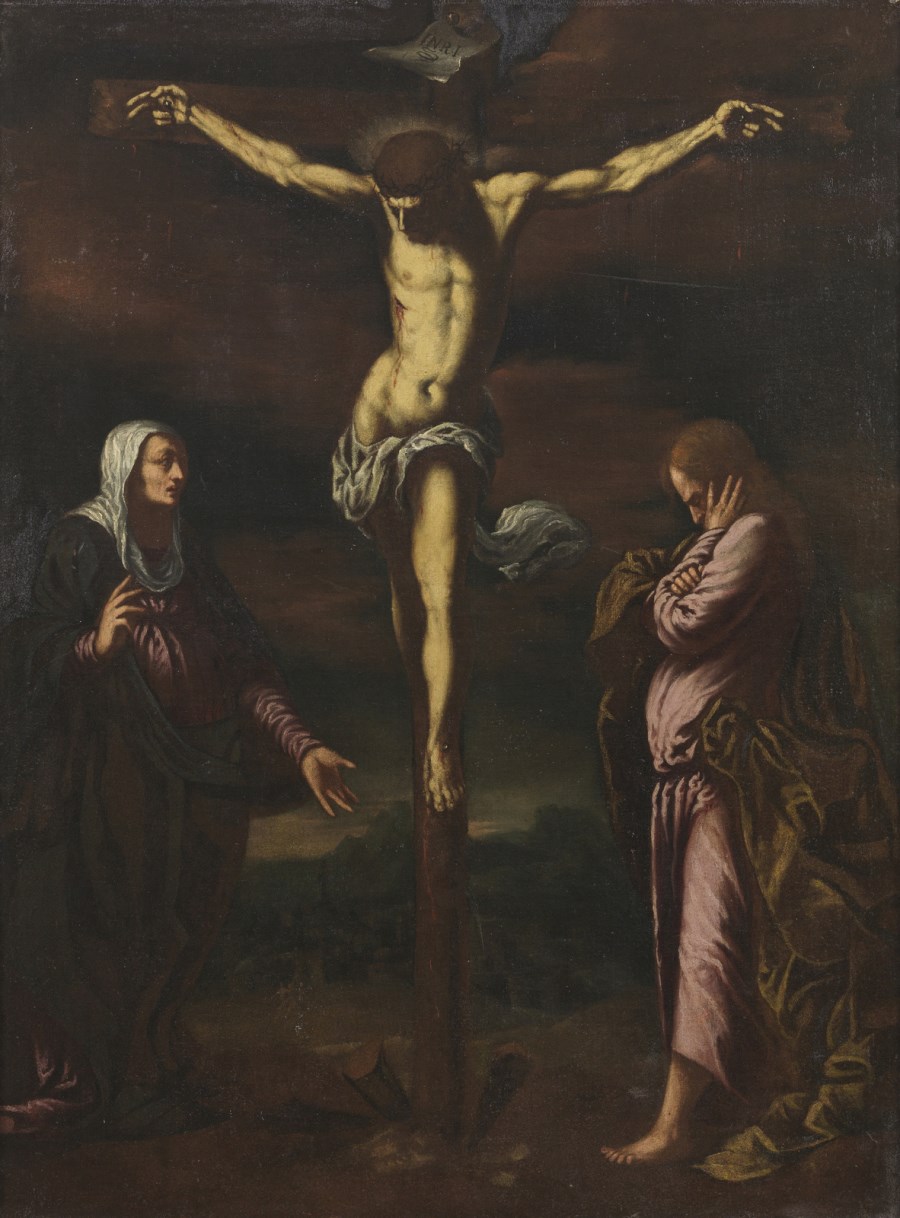 Crocifissione. ( Artista Veneto Del XVI Secolo)