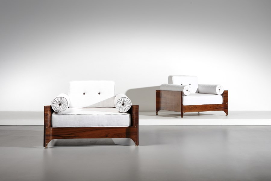 Pair of Brasiliana armchairs (Jorge Zalszupin )