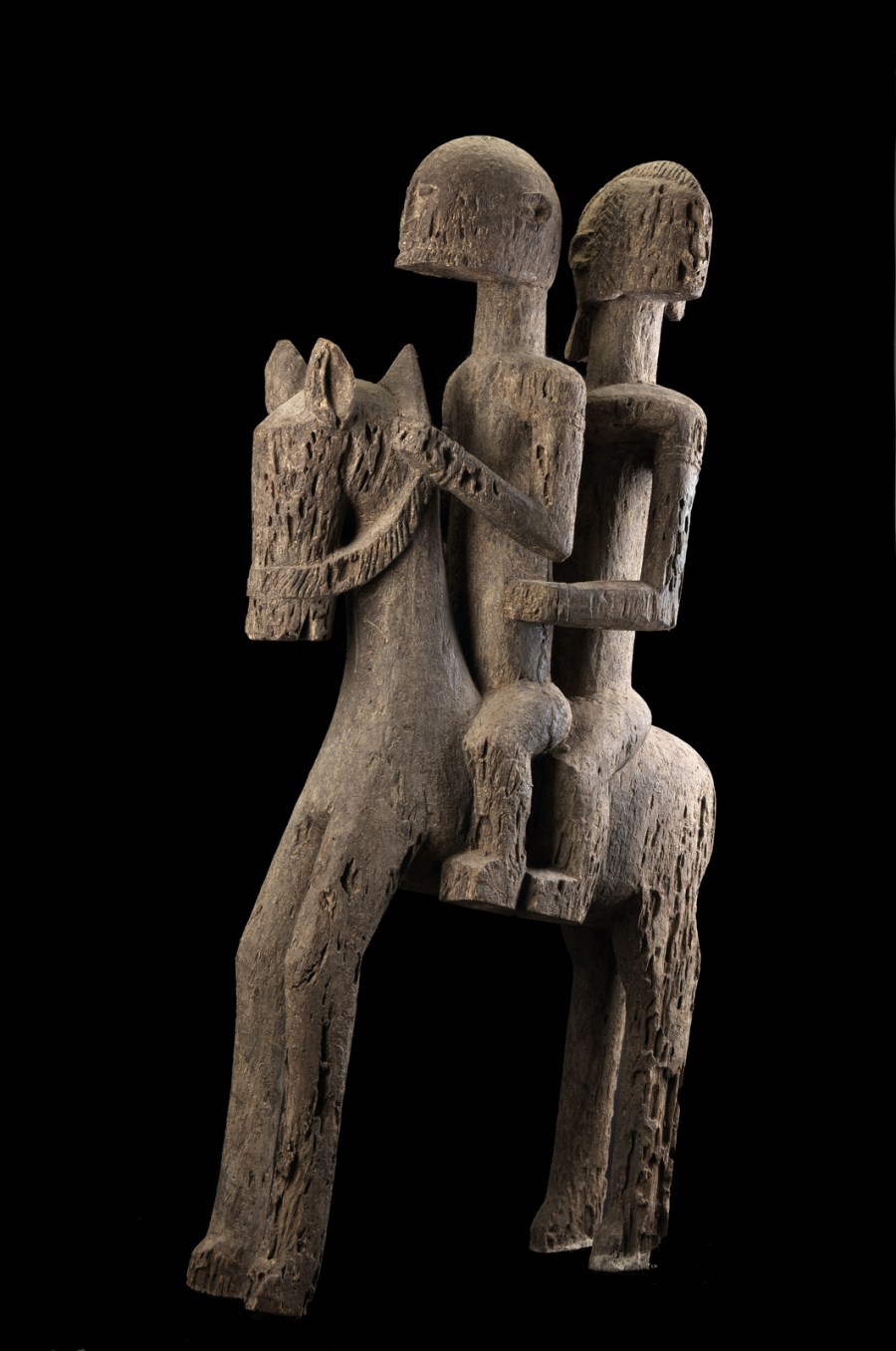 Coppia a cavallo, Dogon
Mali (Arte Africana )