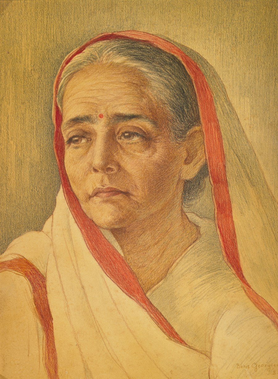 Ritratto di Kasturba Gandhi. (Boris Georgiev)