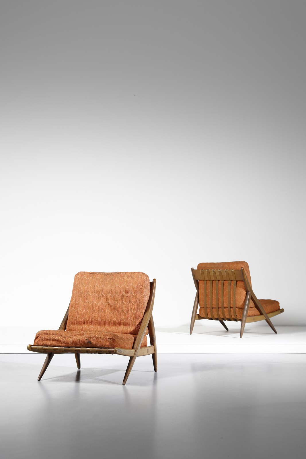 Pair of P94 armchairs for Rima (Gastone Rinaldi)