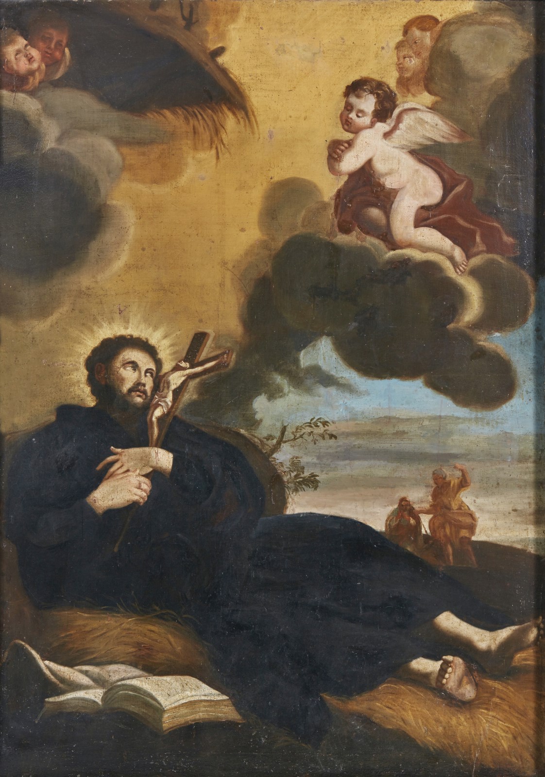Death of Saint Francis Xavier ( Artista Spagnolo Del XVII Secolo)