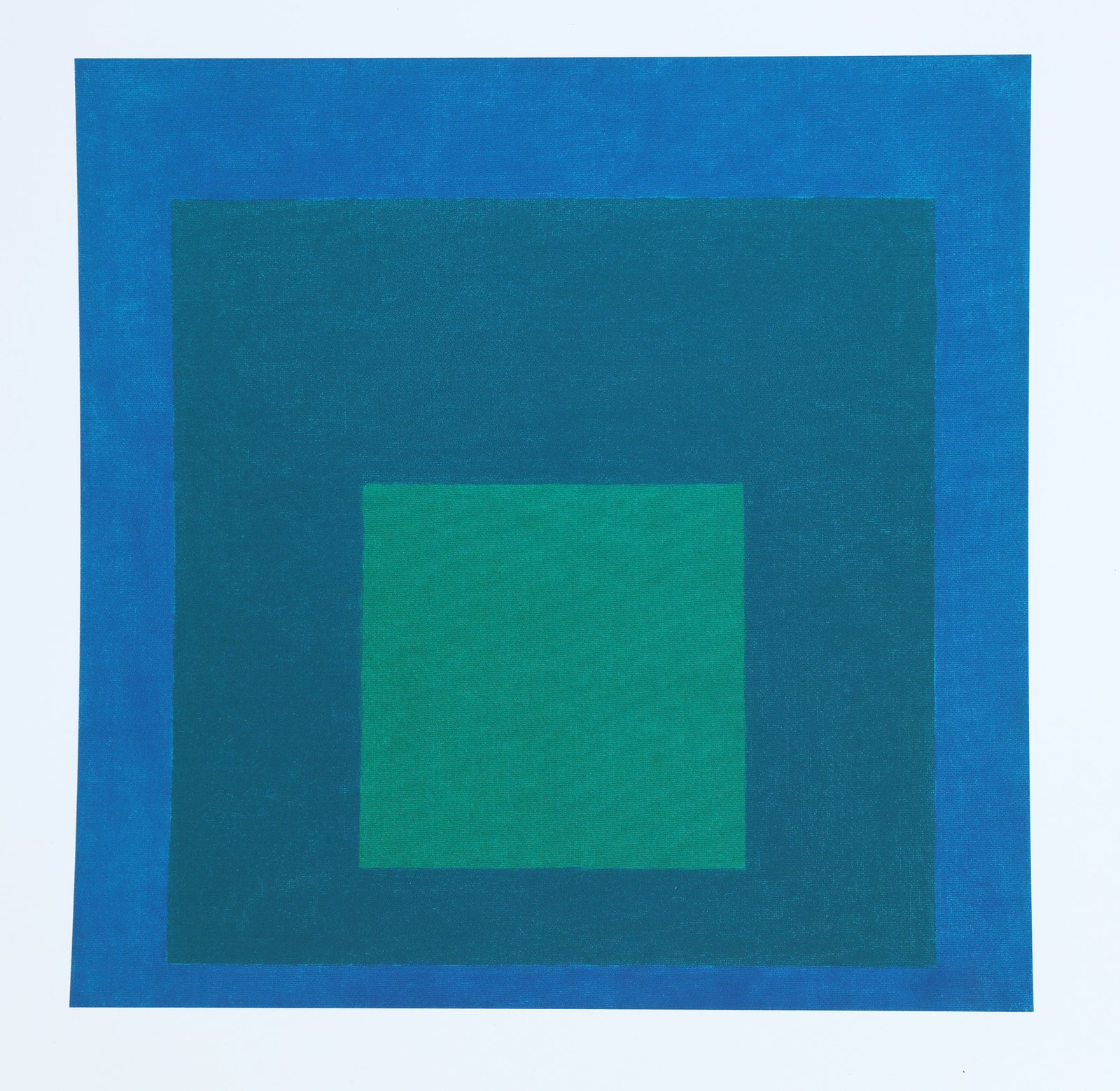 Study for homage to the square: Beaming. (Josef Albers)