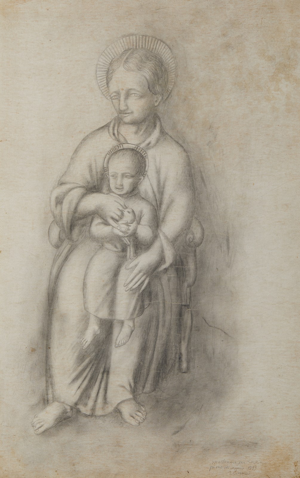 Madonna con bambino. (Giacomo Manzu')