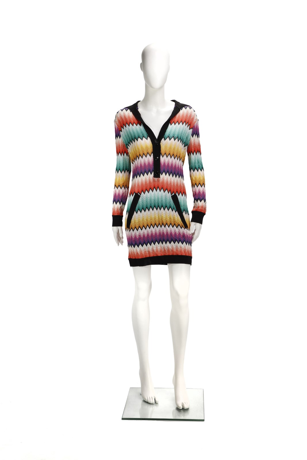 Multicolored knit tunic. (Missoni )