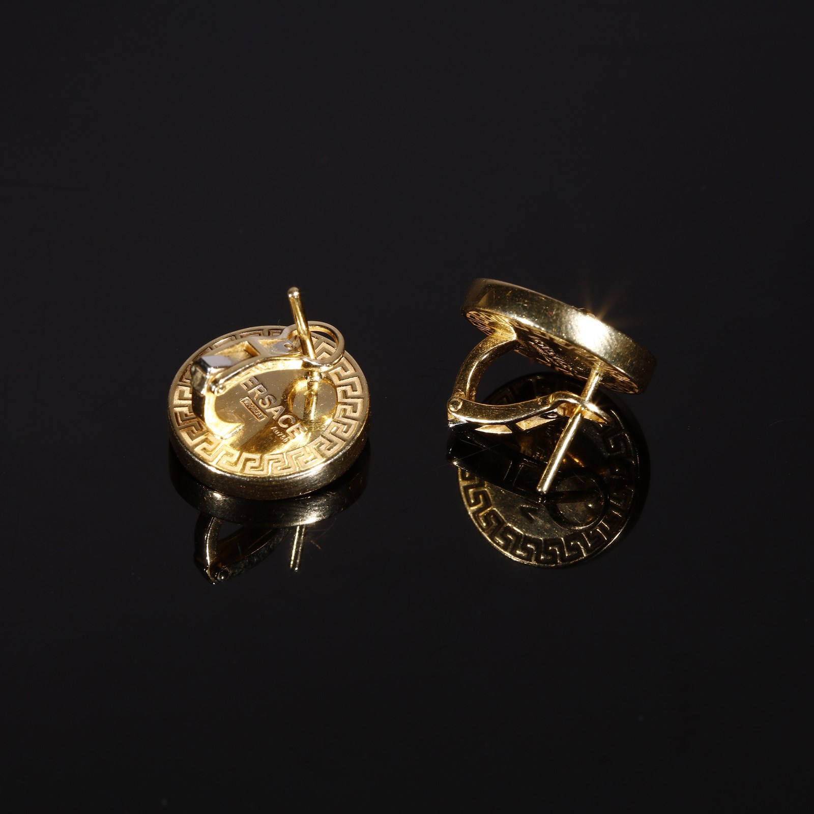 Sold At Auction: Gianni Versace Solid 18K Yellow Gold
