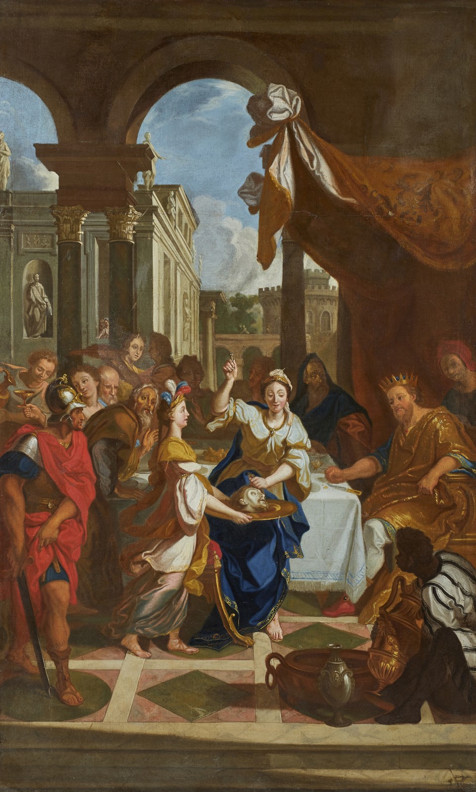 Salomè offre la testa del Battista a Erodiade (Johan Heiss)