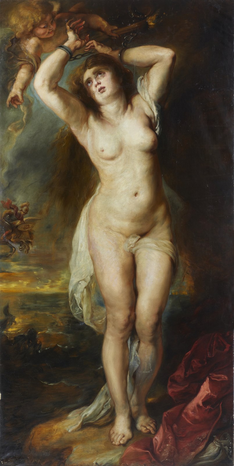 Perseo che libera Andromeda (Clara Berkowski (1857-?))