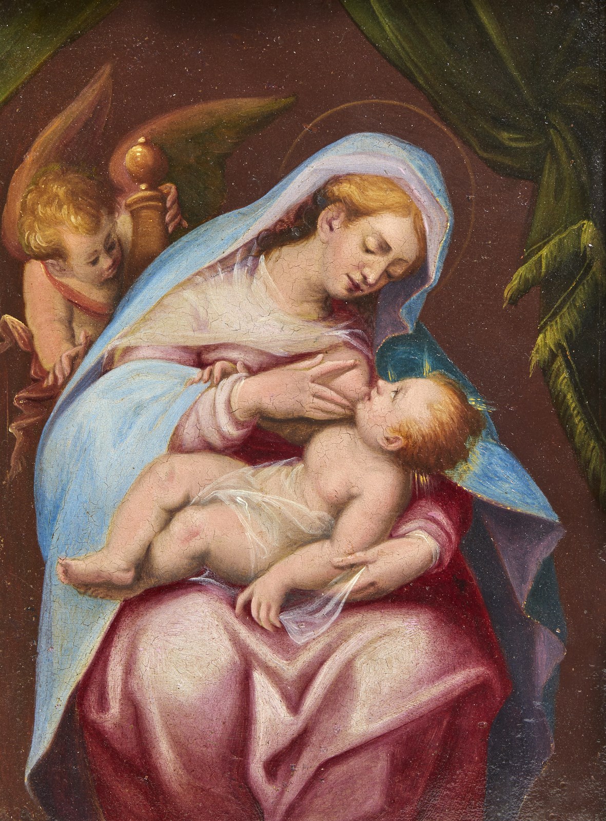 Madonna of the milk (Orazio Samacchini)