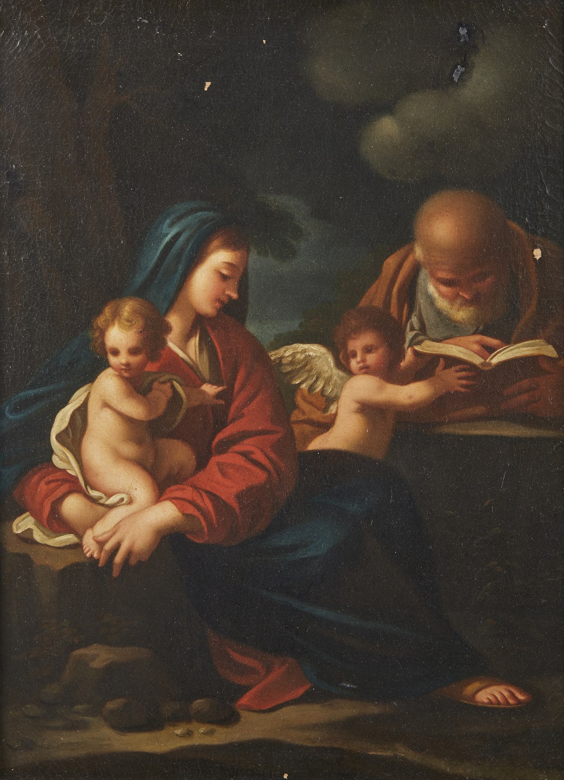 Sacra Famiglia ( Artista Del XVI-XVII Secolo)
