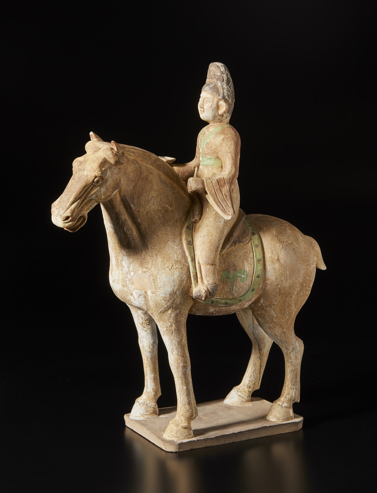 Cavaliere in terracotta
Cina, dinastia Tang, IX secolo  (Arte Cinese )