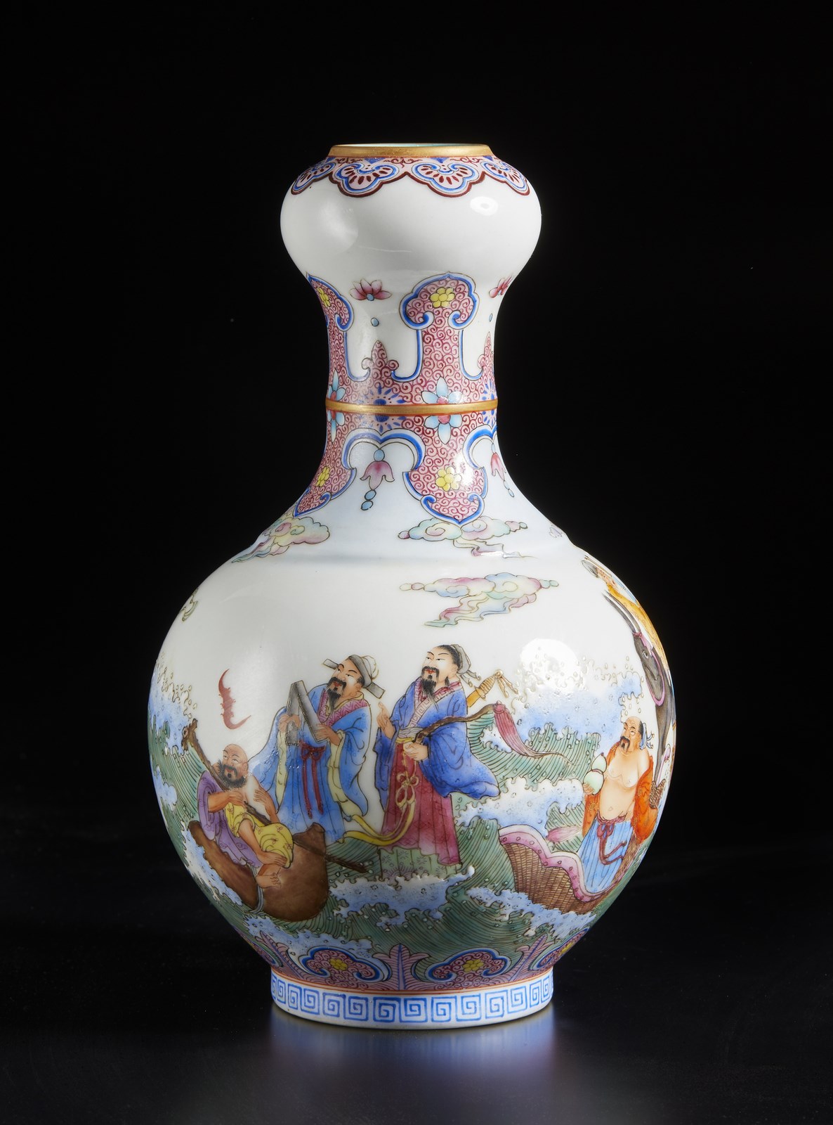 Vaso famiglia rosa suantouping 
Cina, periodo Repubblica (Arte Cinese )