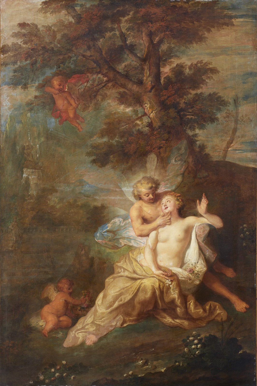 Flora and Zephyr  ( Artista Francese Del XVIII Secolo)