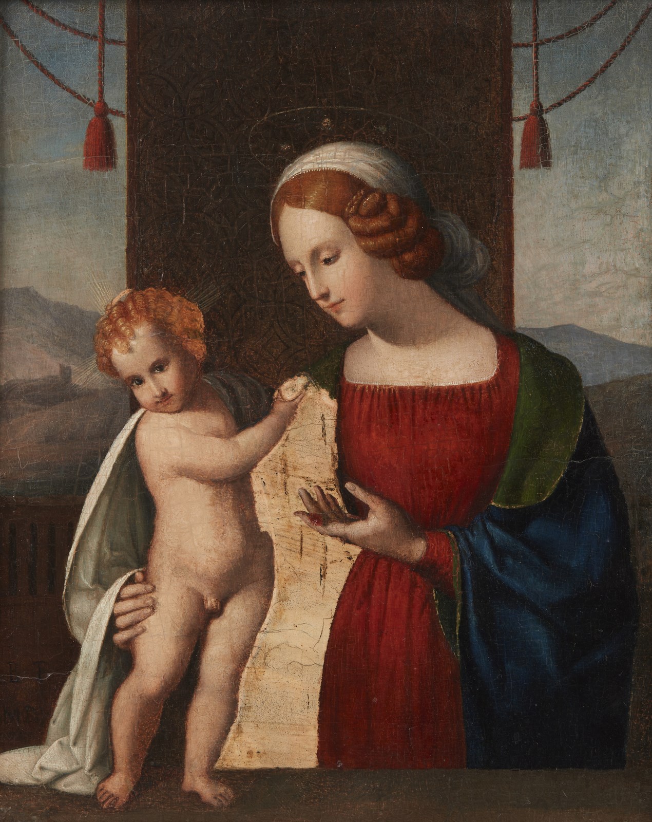 Madonna con bambino (Benvenuto Tisi, Il Garofalo (1476/81-1559))
