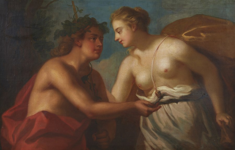 Bacco e Arianna ( Artista Francese Del XVIII Secolo)
