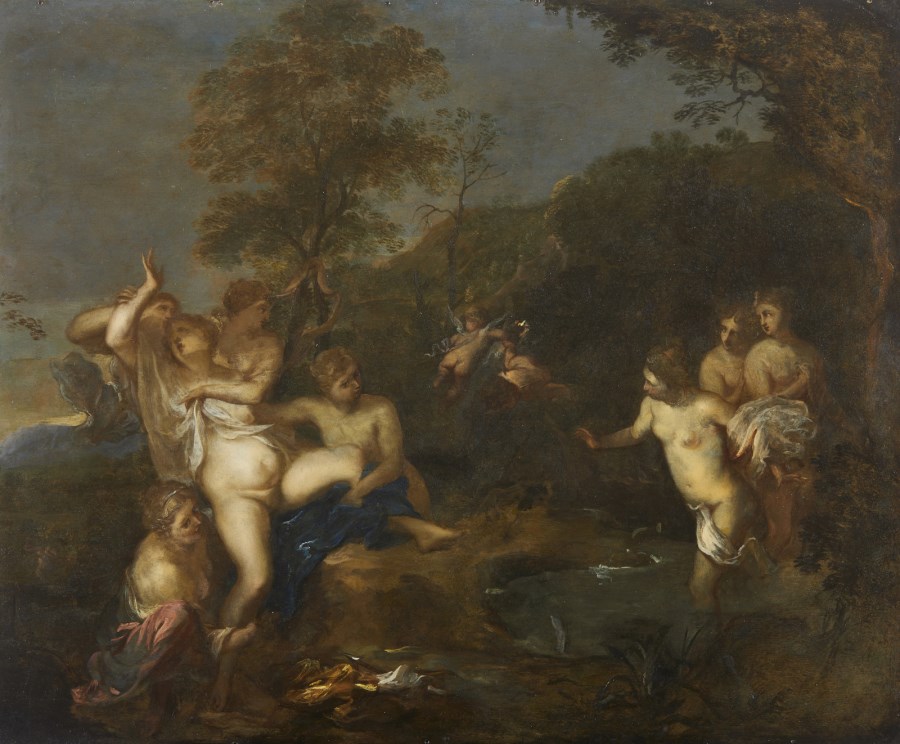 Diana e Callisto ( Artista Nordeuropeo Del XVII Secolo)