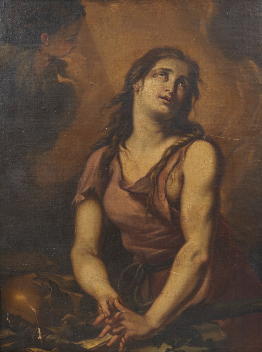 Maddalena penitente ( Artista Napoletano Del XVII Secolo)