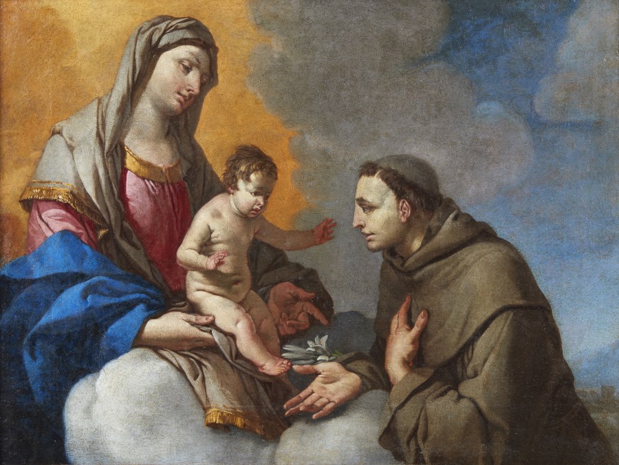 Madonna con Bambino e Sant'Antonio da Padova (Giulio Carpioni)