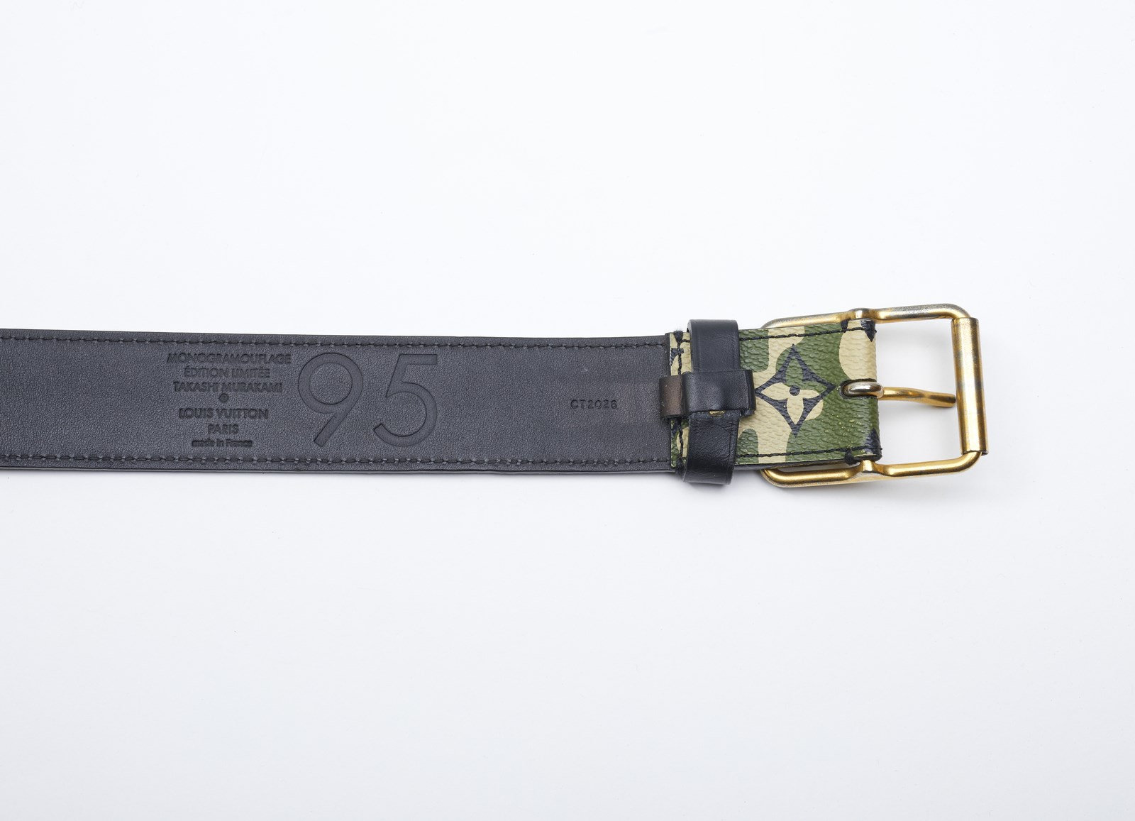 Monogramouflage belt.