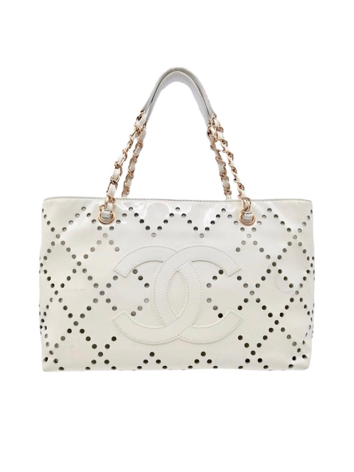 White Grand Shopping bag. (Chanel )
