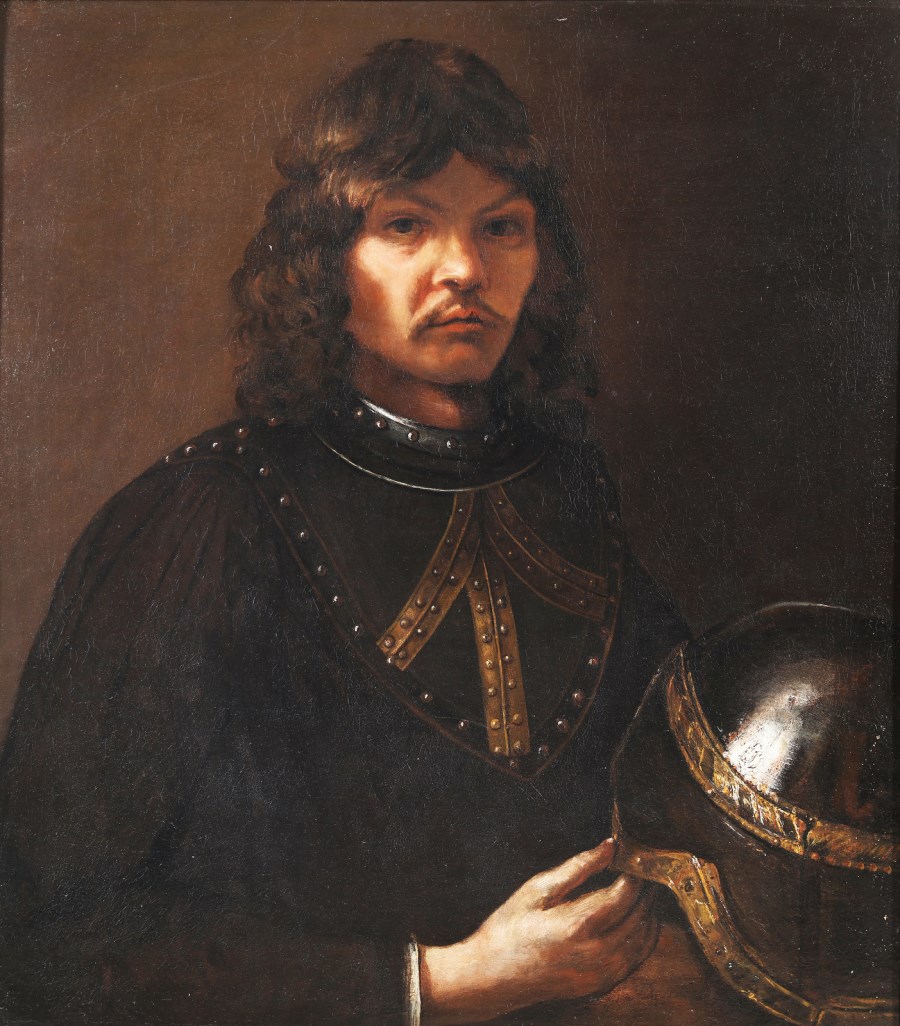 Portrait of a man in armor. ( Artista Nordeuropeo Del XVII Secolo)