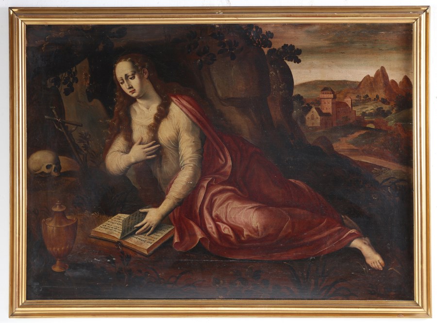 Maddalena penitente. ( Artista Nordeuropeo Del XVII Secolo)
