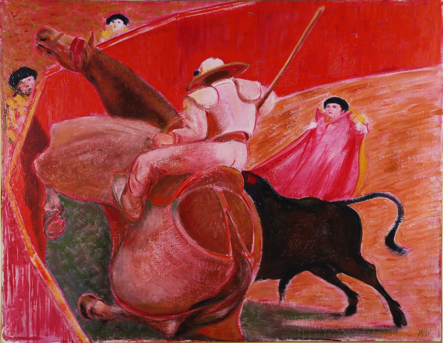 El picador rosado.  (Aligi Sassu)