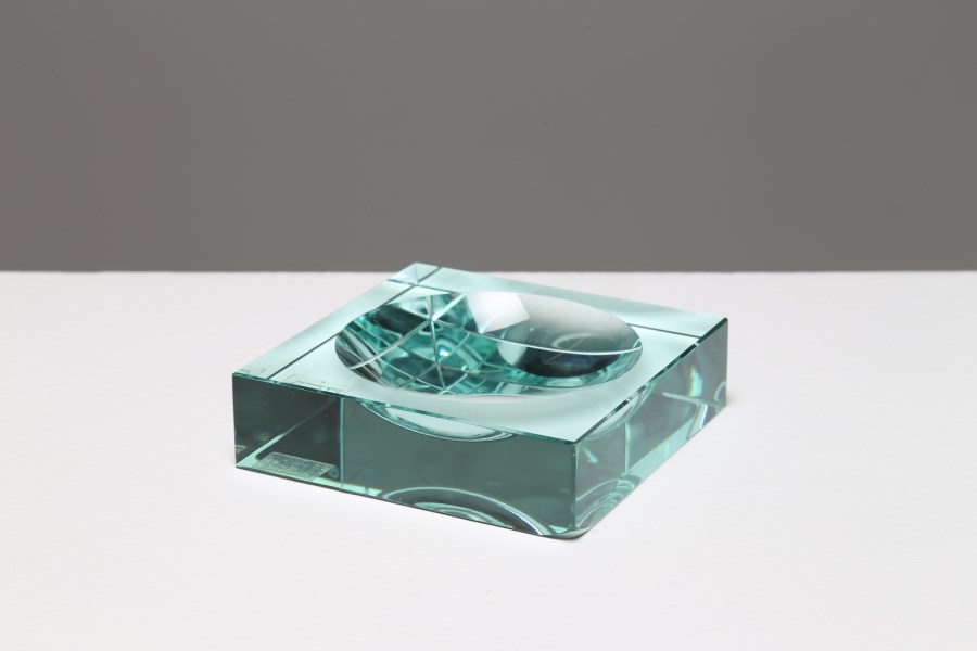 Posacenere in cristallo, anni 50 (Fontana Arte )